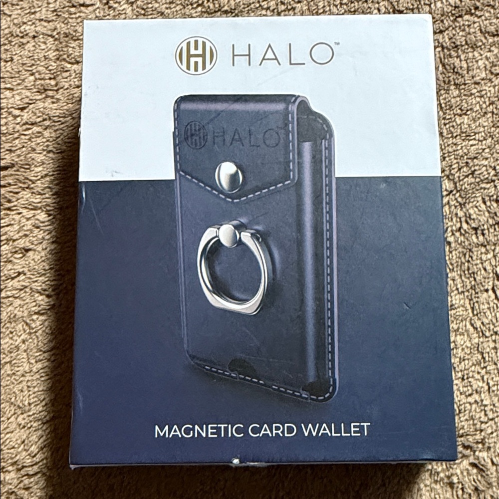 Halo Magnetic Phone Card Wallet, Ring Holder & Stand